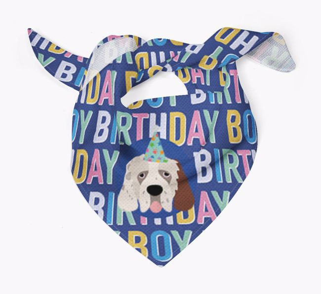 Birthday Boy: Personalised {breedFullName} Bandana