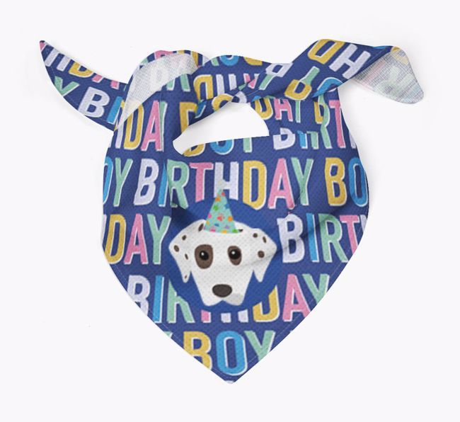 Birthday Boy: Personalised {breedFullName} Bandana