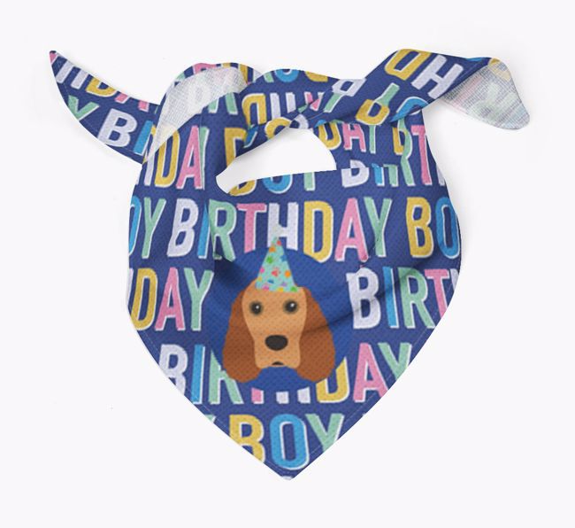 Birthday Boy: Personalized {breedFullName} Bandana