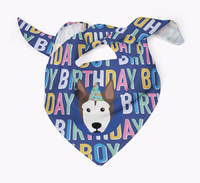 Birthday Boy: Personalised {breedFullName} Bandana