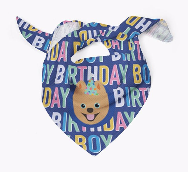 Birthday Boy: Personalised {breedFullName} Bandana