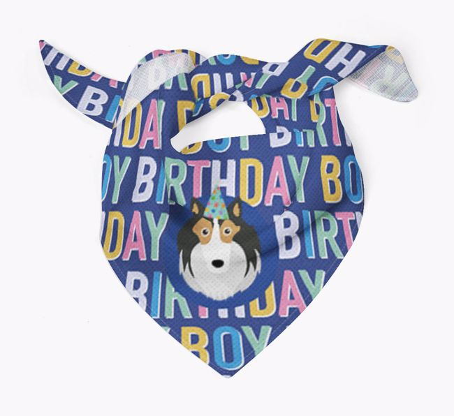 Birthday Boy: Personalised {breedFullName} Bandana