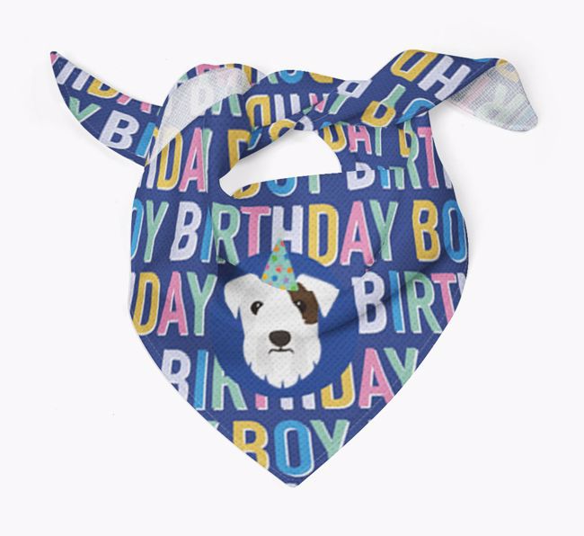 Birthday Boy: Personalised {breedFullName} Bandana