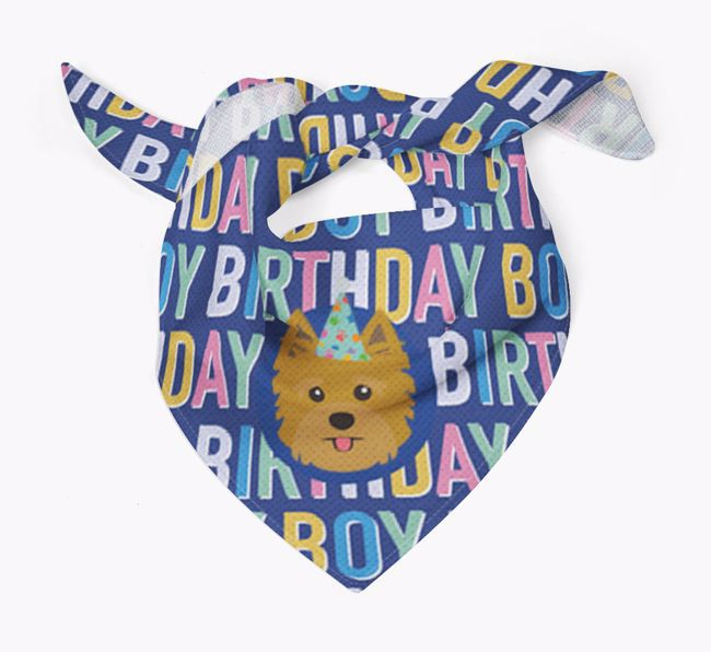 Birthday Boy: Personalised {breedFullName} Bandana