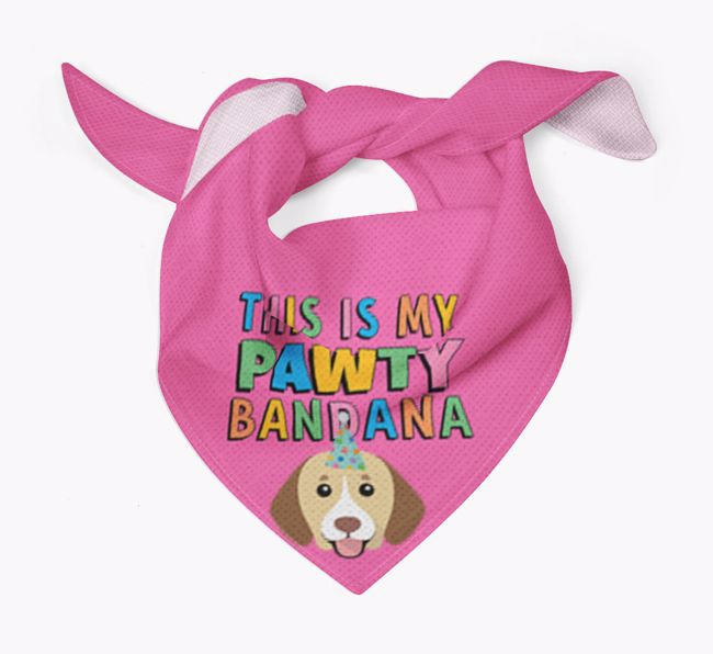 This Is My Pawty Bandana: Personalized {breedFullName} Bandana