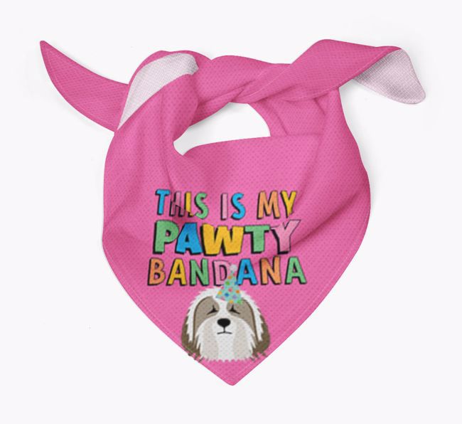 This Is My Pawty Bandana: Personalised {breedFullName} Bandana