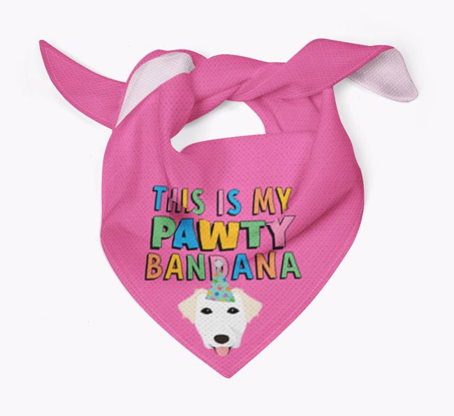 This Is My Pawty Bandana: Personalized {breedFullName} Bandana