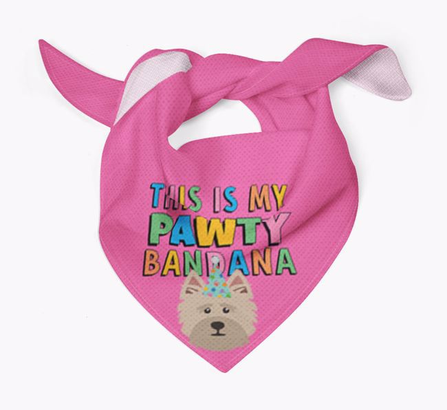 This Is My Pawty Bandana: Personalised {breedFullName} Bandana