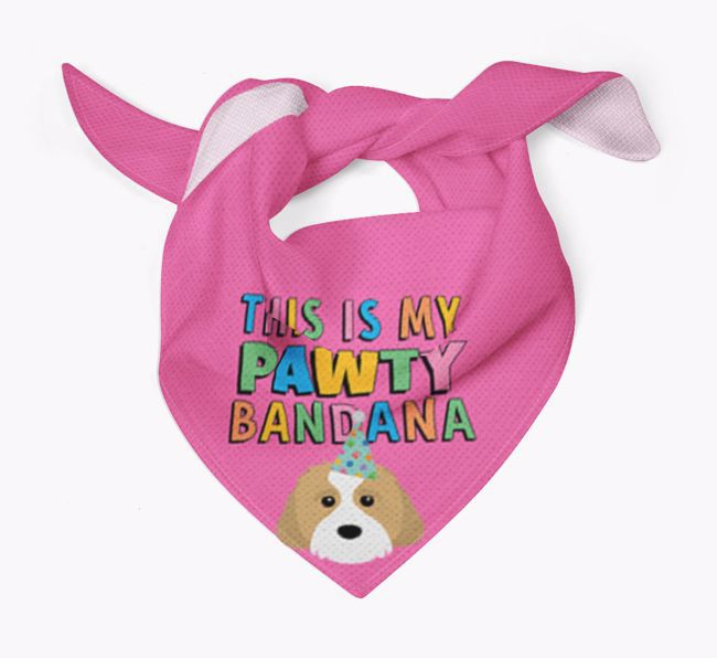 This Is My Pawty Bandana: Personalised {breedFullName} Bandana