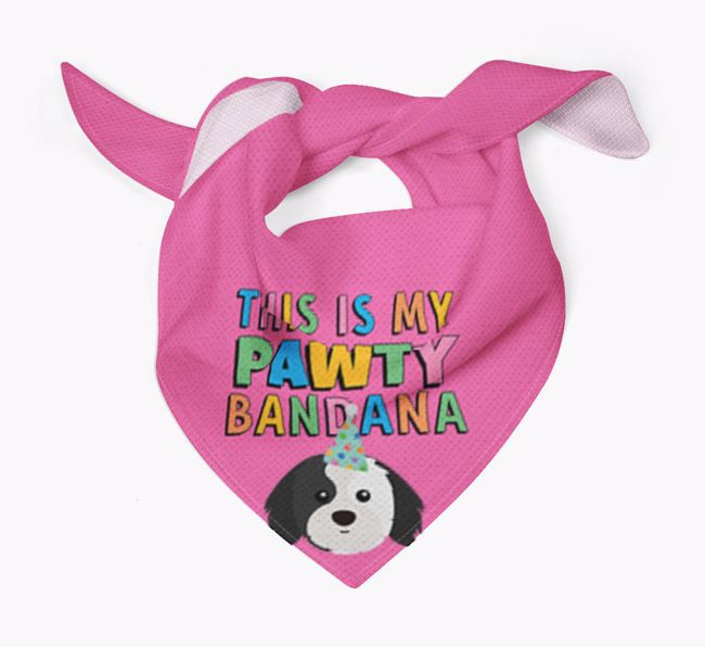 This Is My Pawty Bandana: Personalised {breedFullName} Bandana