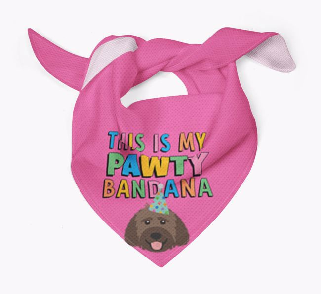 This Is My Pawty Bandana: Personalized {breedFullName} Bandana