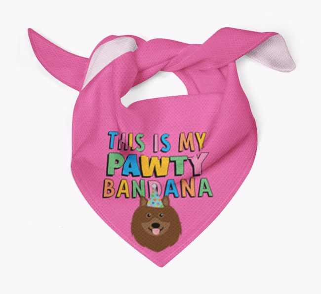 This Is My Pawty Bandana: Personalised {breedFullName} Bandana