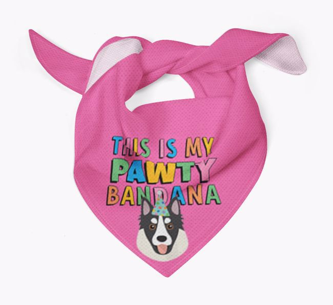 This Is My Pawty Bandana: Personalized {breedFullName} Bandana