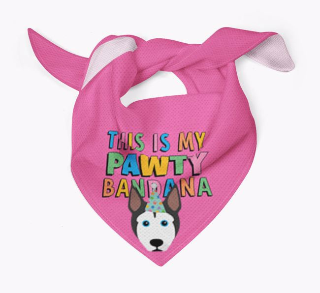 This Is My Pawty Bandana: Personalized {breedFullName} Bandana