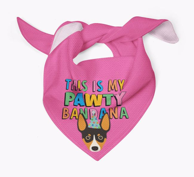 This Is My Pawty Bandana: Personalised {breedFullName} Bandana