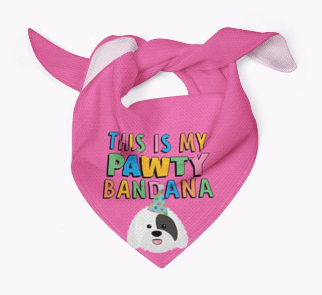 This Is My Pawty Bandana: Personalized {breedFullName} Bandana
