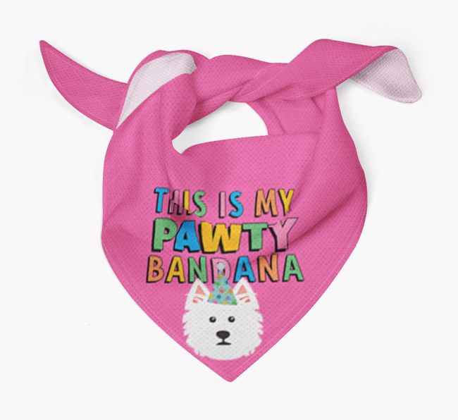 This Is My Pawty Bandana: Personalized {breedFullName} Bandana