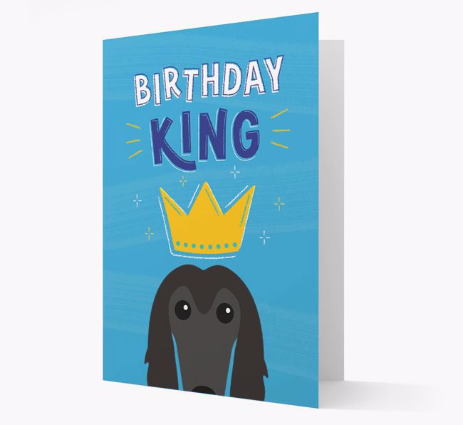 Birthday King: Personalized {breedFullName} Card