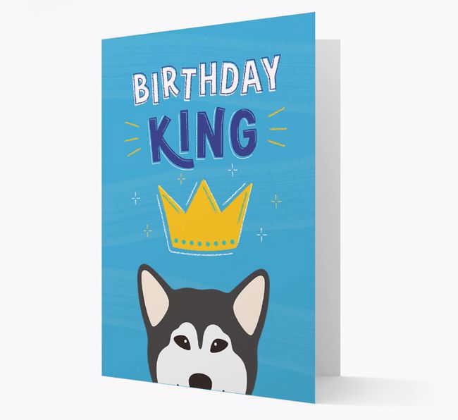 Birthday King: Personalised {breedFullName} Card