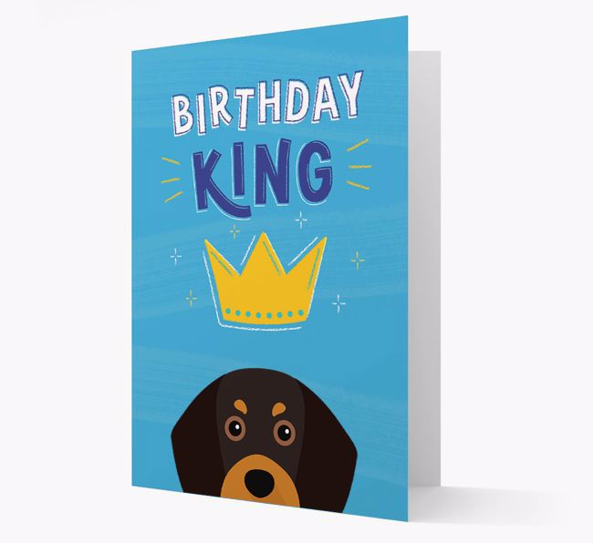 Birthday King: Personalised {breedFullName} Card