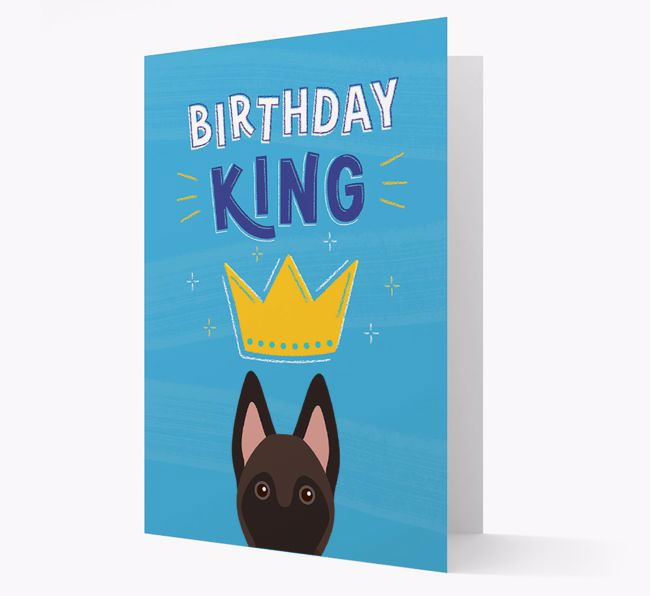 Birthday King: Personalised {breedFullName} Card