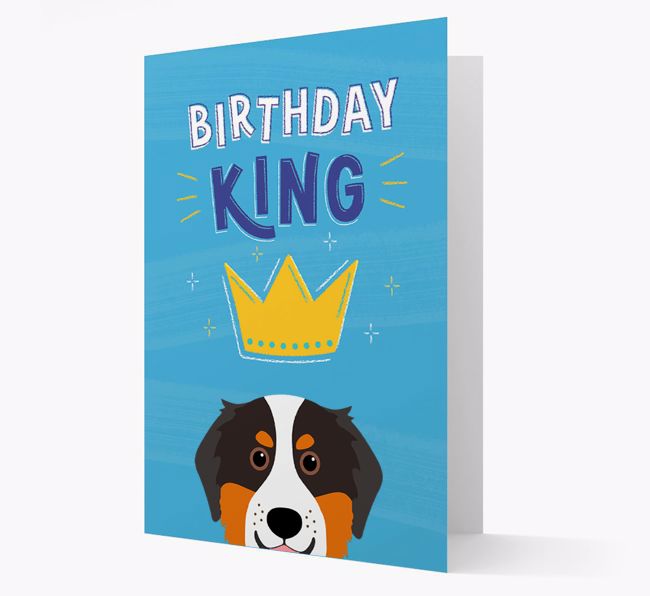 Birthday King: Personalised {breedFullName} Card