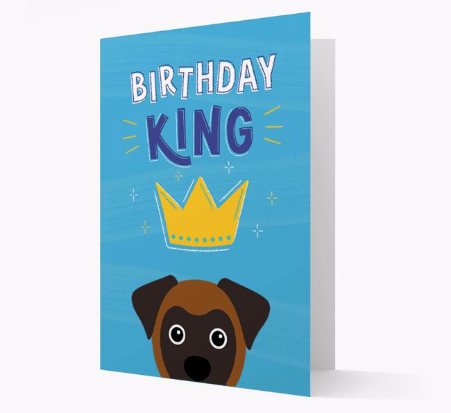 Birthday King: Personalised {breedFullName} Card