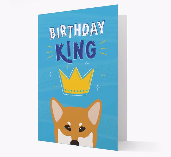 Birthday King: Personalized {breedFullName} Card