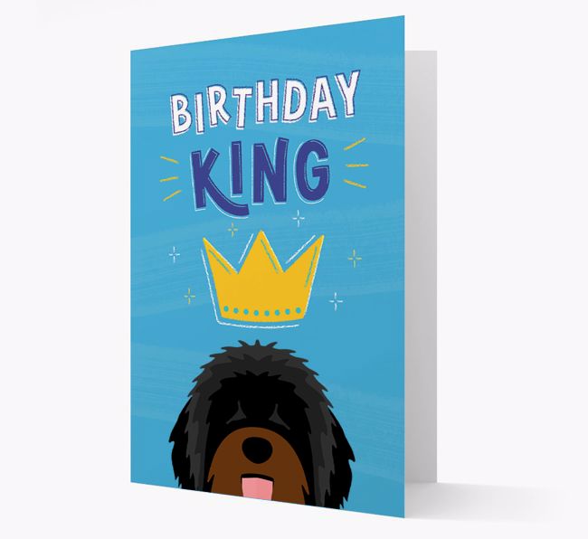 Birthday King: Personalized {breedFullName} Card