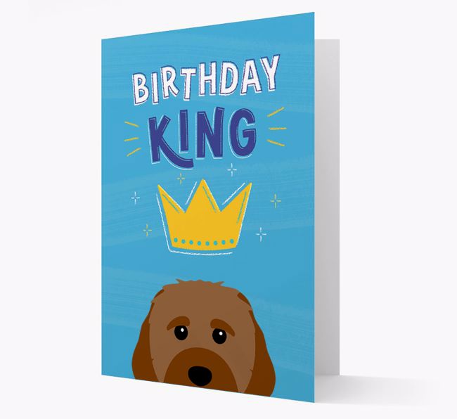 Birthday King: Personalised {breedFullName} Card