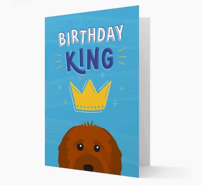 Birthday King: Personalized {breedFullName} Card