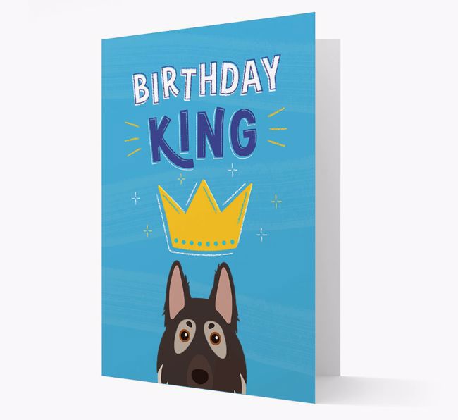 Birthday King: Personalised {breedFullName} Card