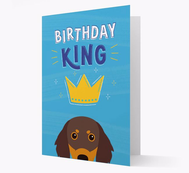 Birthday King: Personalized {breedFullName} Card