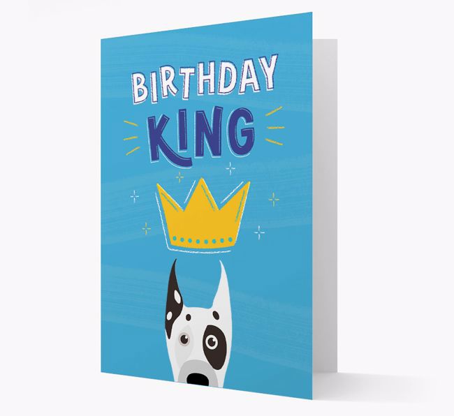 Birthday King: Personalised {breedFullName} Card