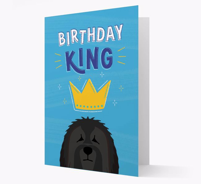 Birthday King: Personalised {breedFullName} Card