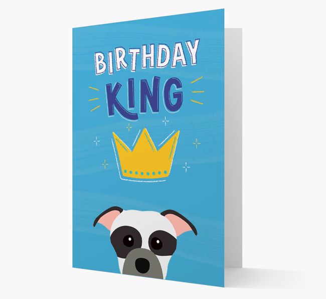 Birthday King: Personalized {breedFullName} Card