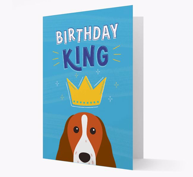 Birthday King: Personalised {breedFullName} Card