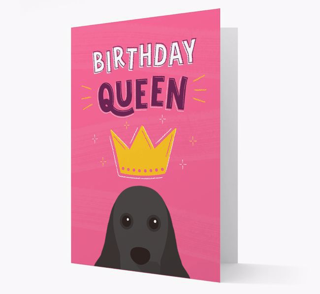 Birthday Queen: Personalised {breedFullName} Card