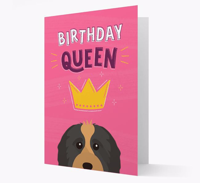 Birthday Queen: Personalised {breedFullName} Card