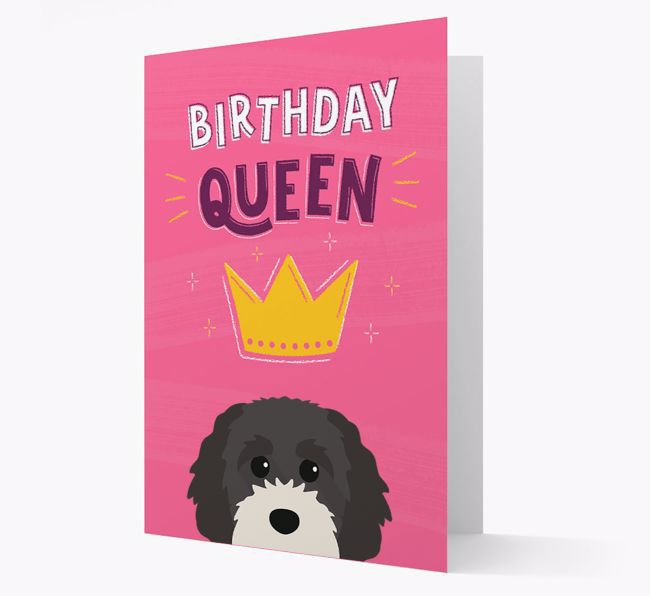 Birthday Queen: Personalized {breedFullName} Card