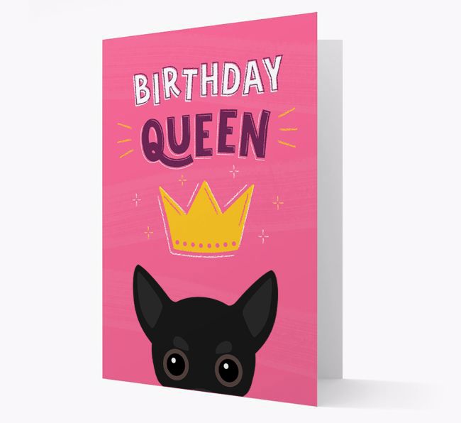 Birthday Queen: Personalised {breedFullName} Card