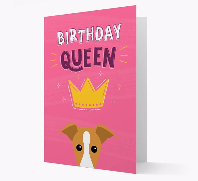 Birthday Queen: Personalised {breedFullName} Card