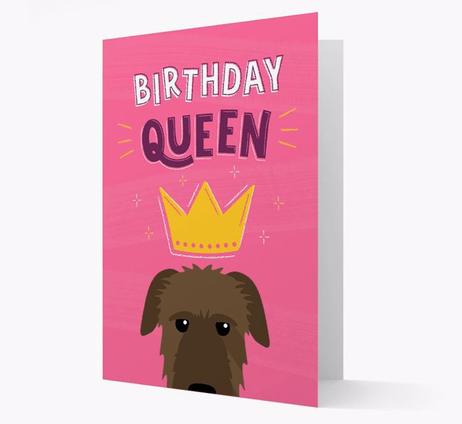 Birthday Queen: Personalised {breedFullName} Card