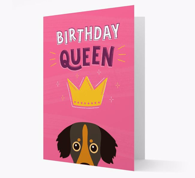 Birthday Queen: Personalized {breedFullName} Card