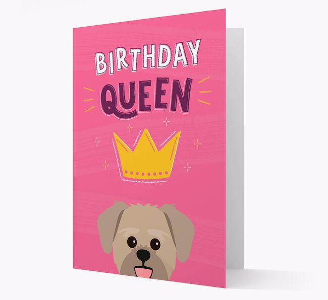 Birthday Queen: Personalized {breedFullName} Card