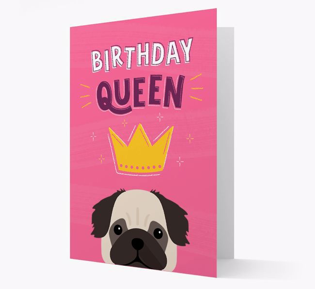 Birthday Queen: Personalised {breedFullName} Card