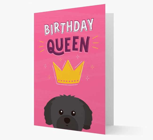 Birthday Queen: Personalised {breedFullName} Card