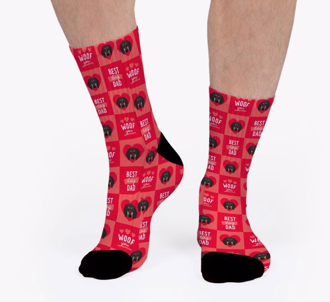 Best Dog Dad: Personalized {breedFullName} Socks