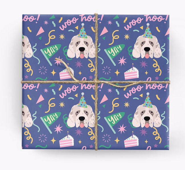 Woo Hoo!: Personalized {breedFullName} Wrapping Paper