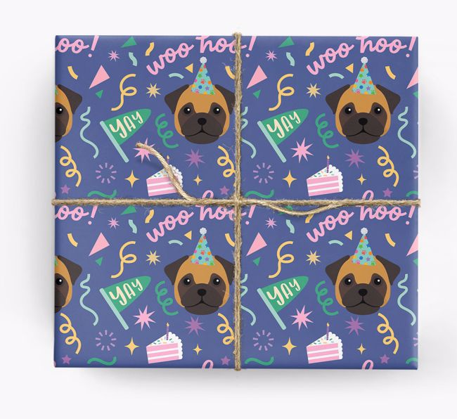 Woo Hoo!: Personalized {breedFullName} Wrapping Paper